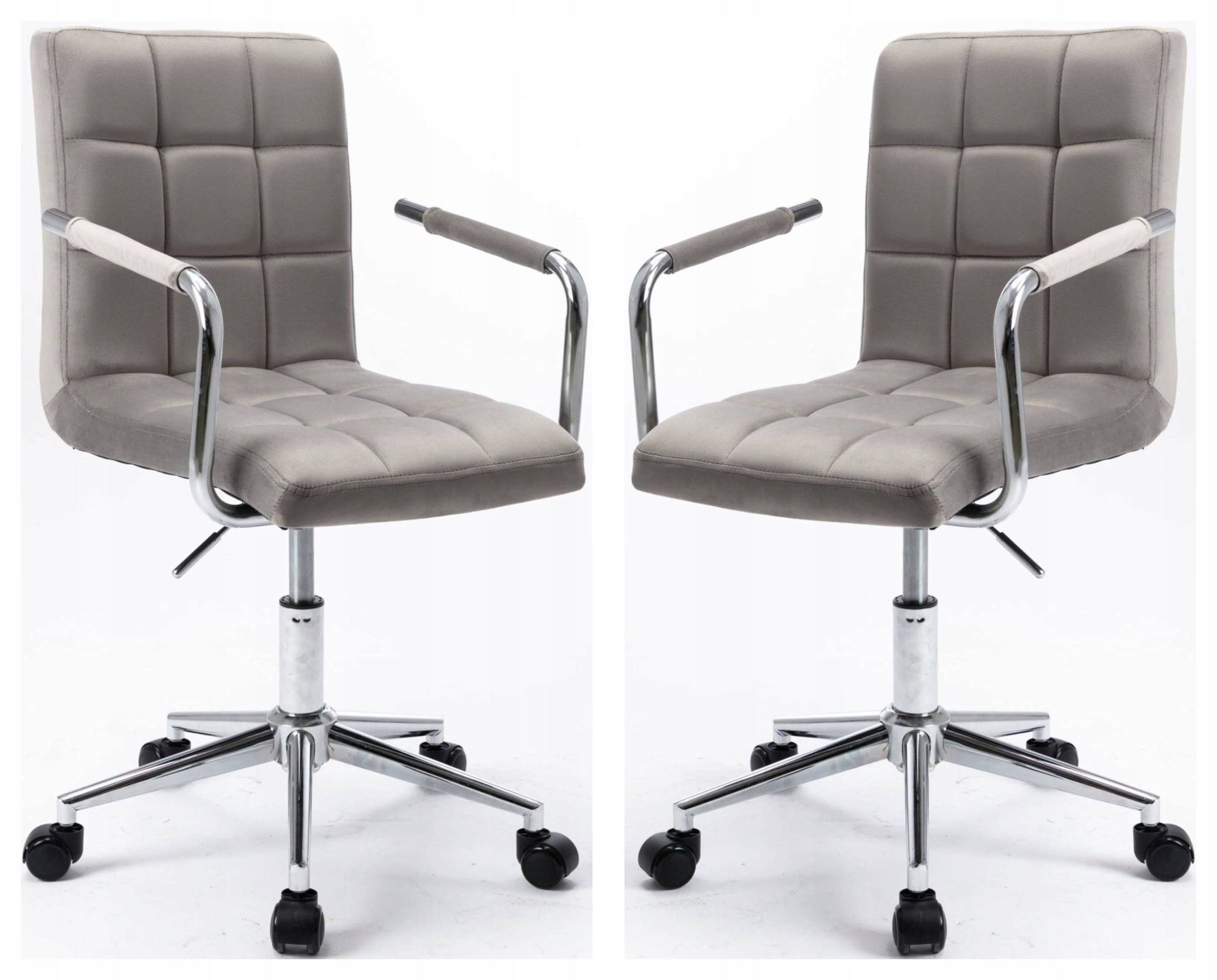 Rotating Children's Office Chair with Velvet Fabric Grey, Low, up to 110kg Packaging status original