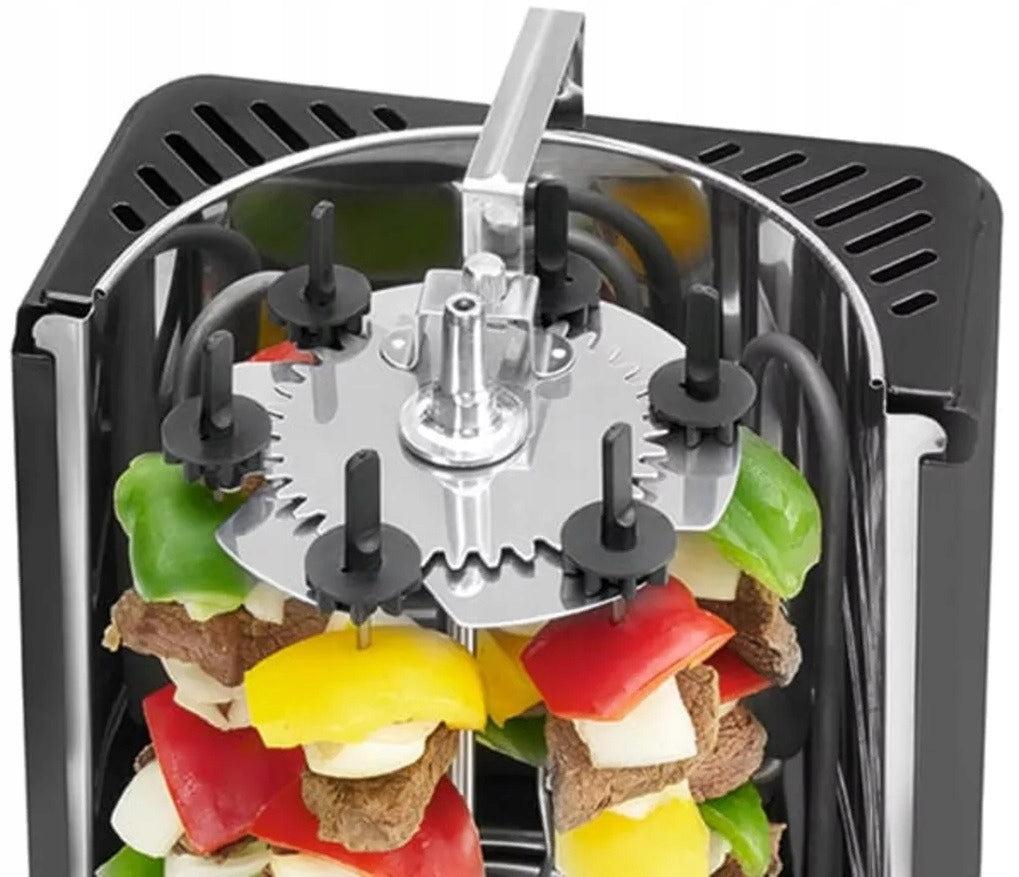 Rotating Grill for Kebab Chicken TOASTER Vertical Doner SKEWERS SPIT Temperature control no