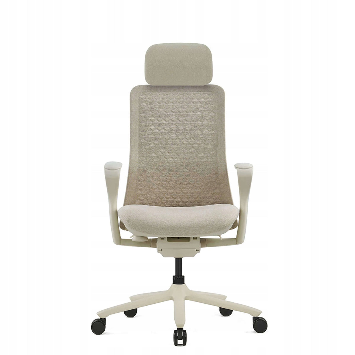 Rotating office chair Polka beige fabric 3D house Brand Meb-lab