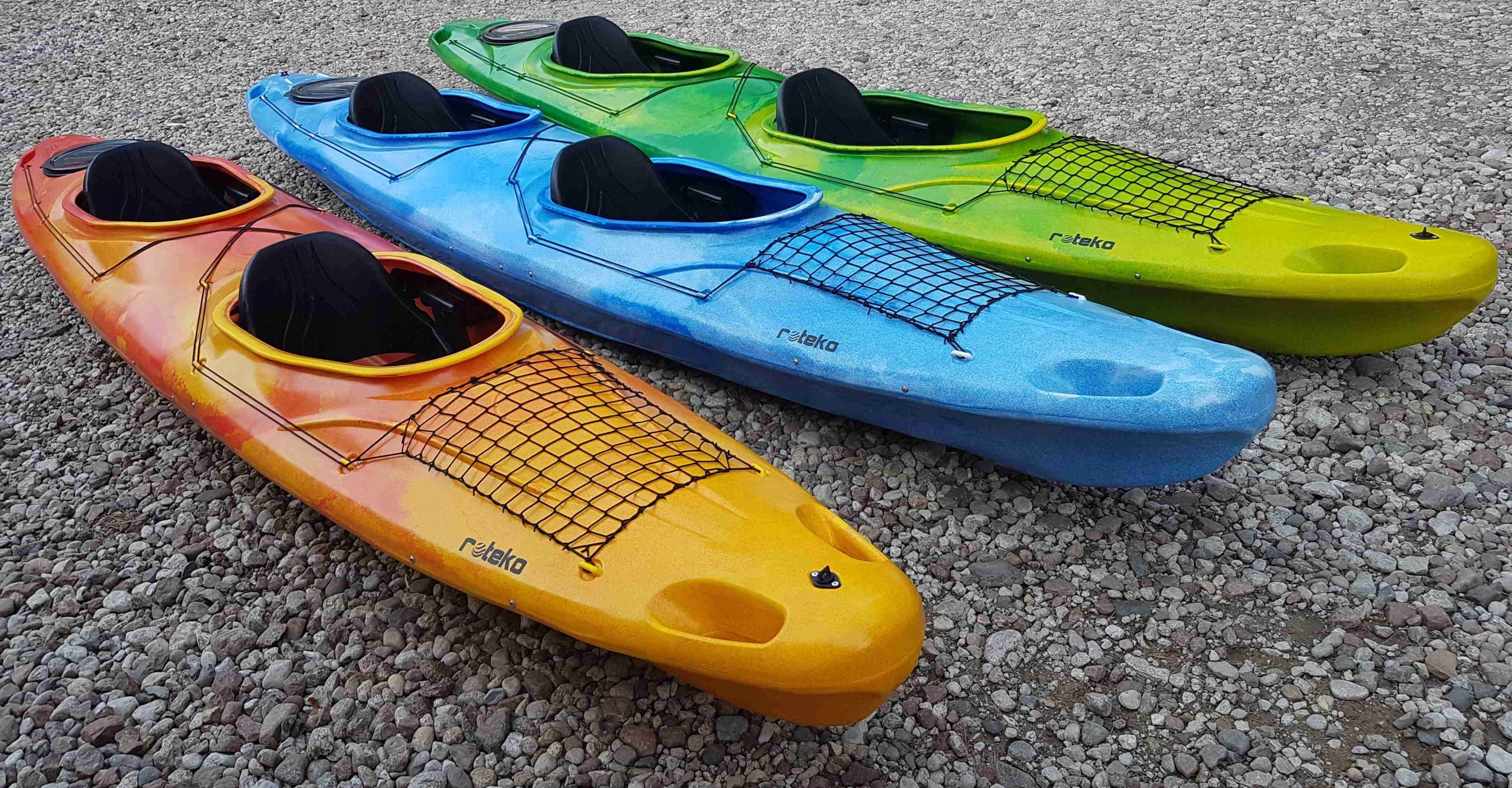 Roteko Double Kayak TWIN II with Mapnik and Luggage Gap Battleship Manufacturer code Twin