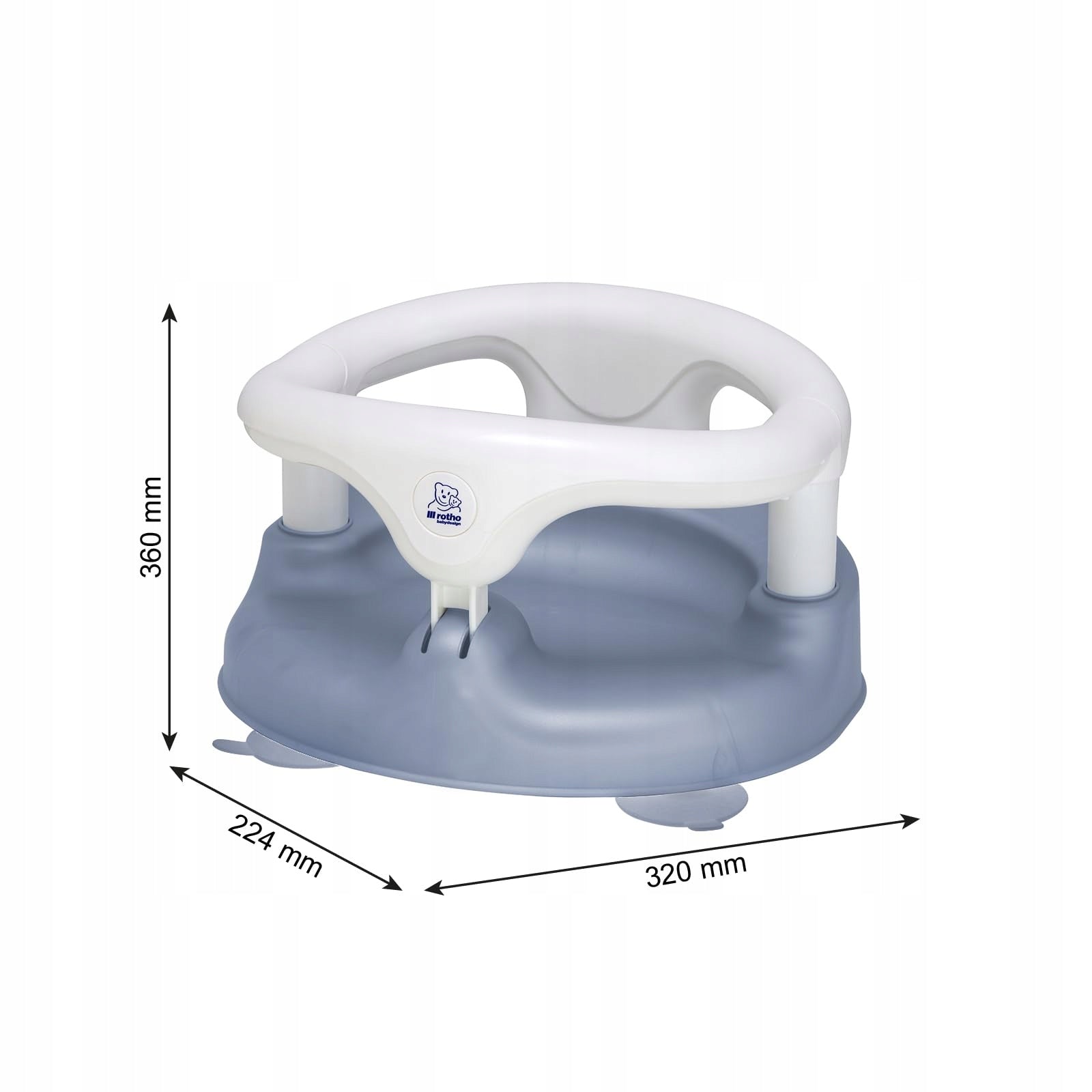 Rotho Babydesign Bathtub seat blue, non-slip, Brand Rotho Babydesign