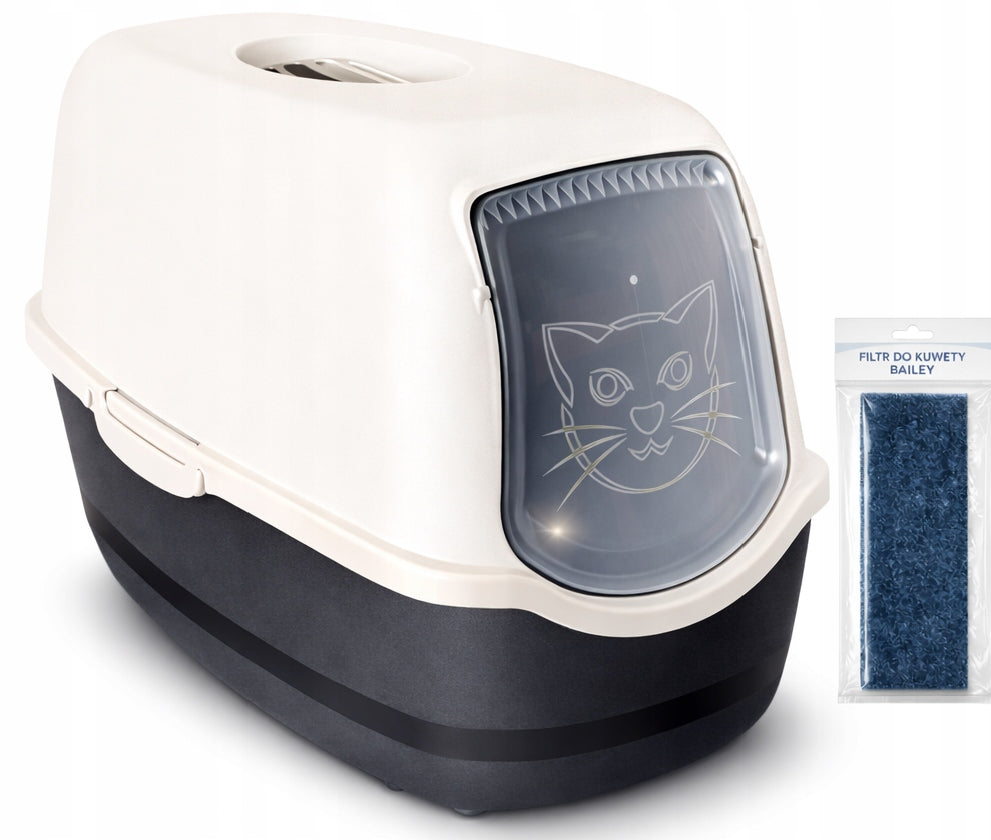 Rotho Closed Large Cat Cuvette XL Cat Litter Cuvette with Filter