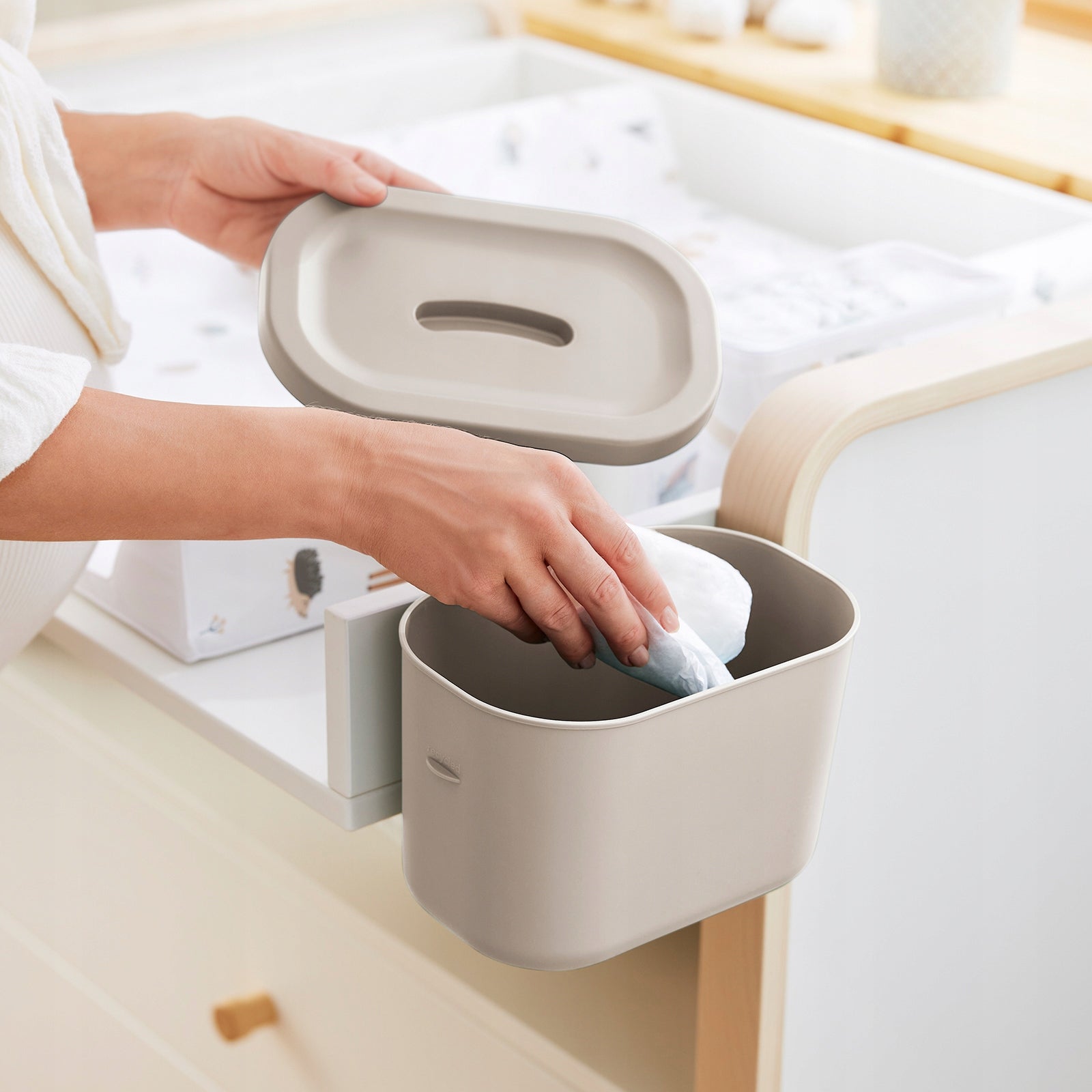 Rotho KAYO Organizer for Diapers and Cosmetics Cappuccino Changing Table Brand Rotho