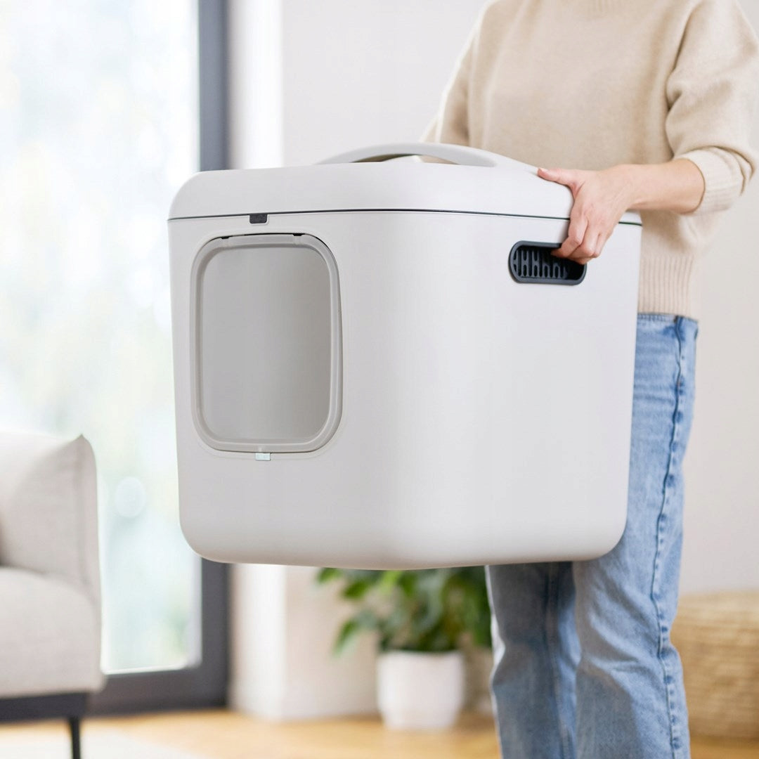 Rotho closed litter box WHITE XL 61,4 cm x 49,9 cm x 57,6 cm white Color white