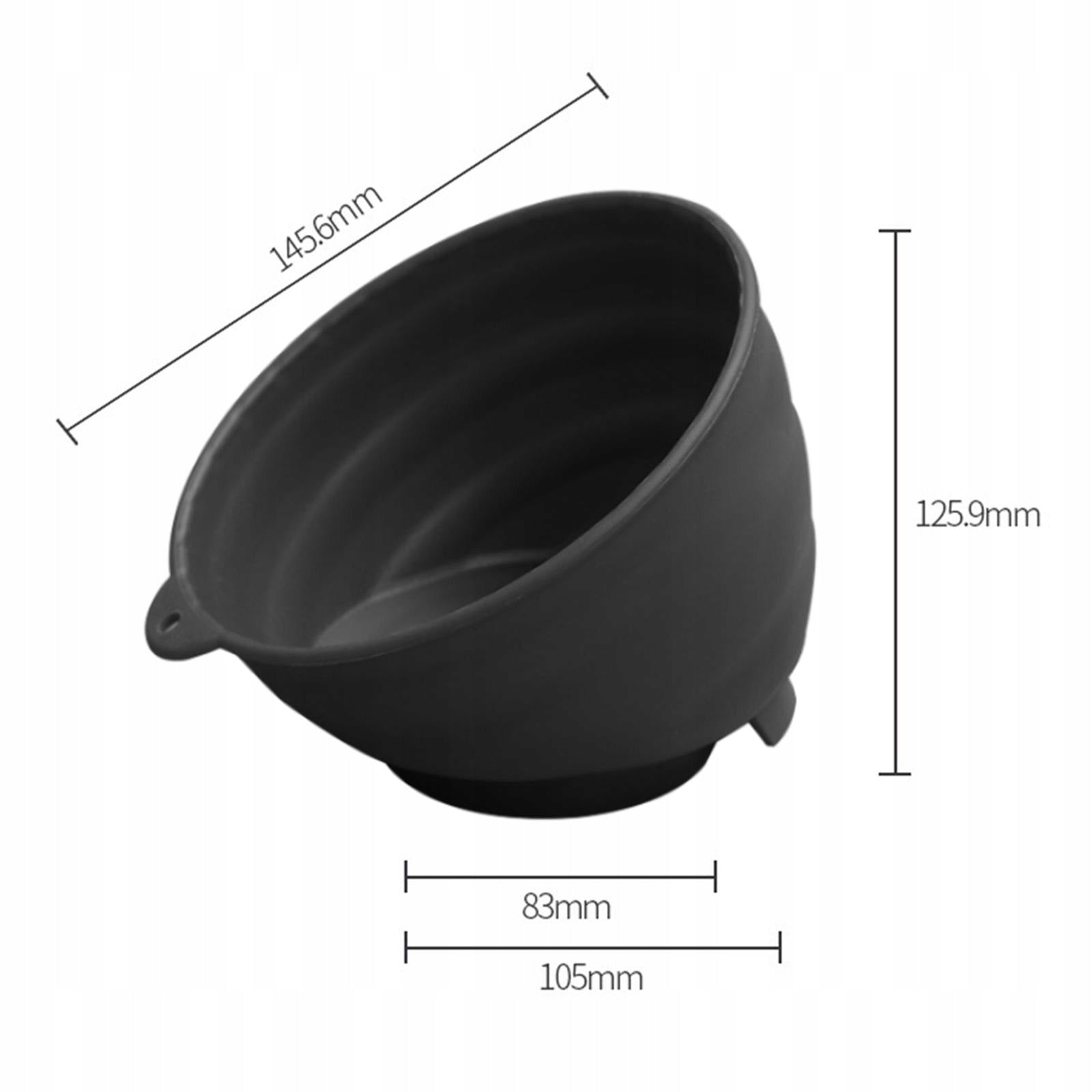 Round Bowls Curved Parts Tray for Small Parts Bolts Black Brand no brand