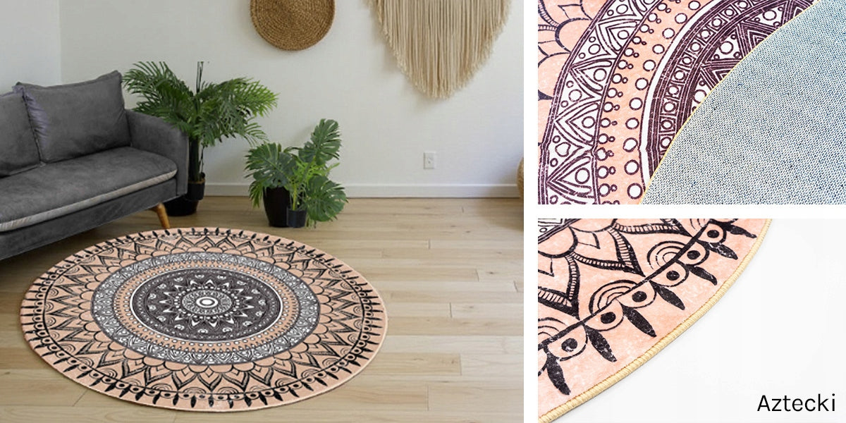 Round Carpet NOVO 160 non-slip soft silky modern Packaging status original