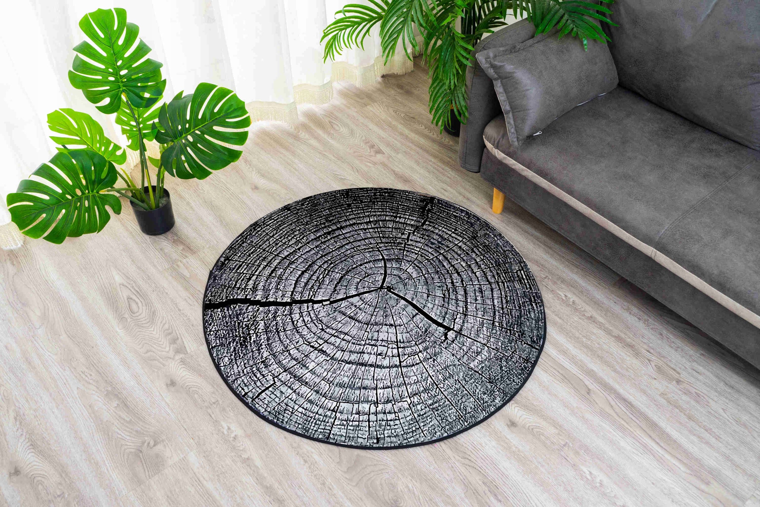 Round Carpet NOVO 90 non-slip soft silky modern Brand Strado