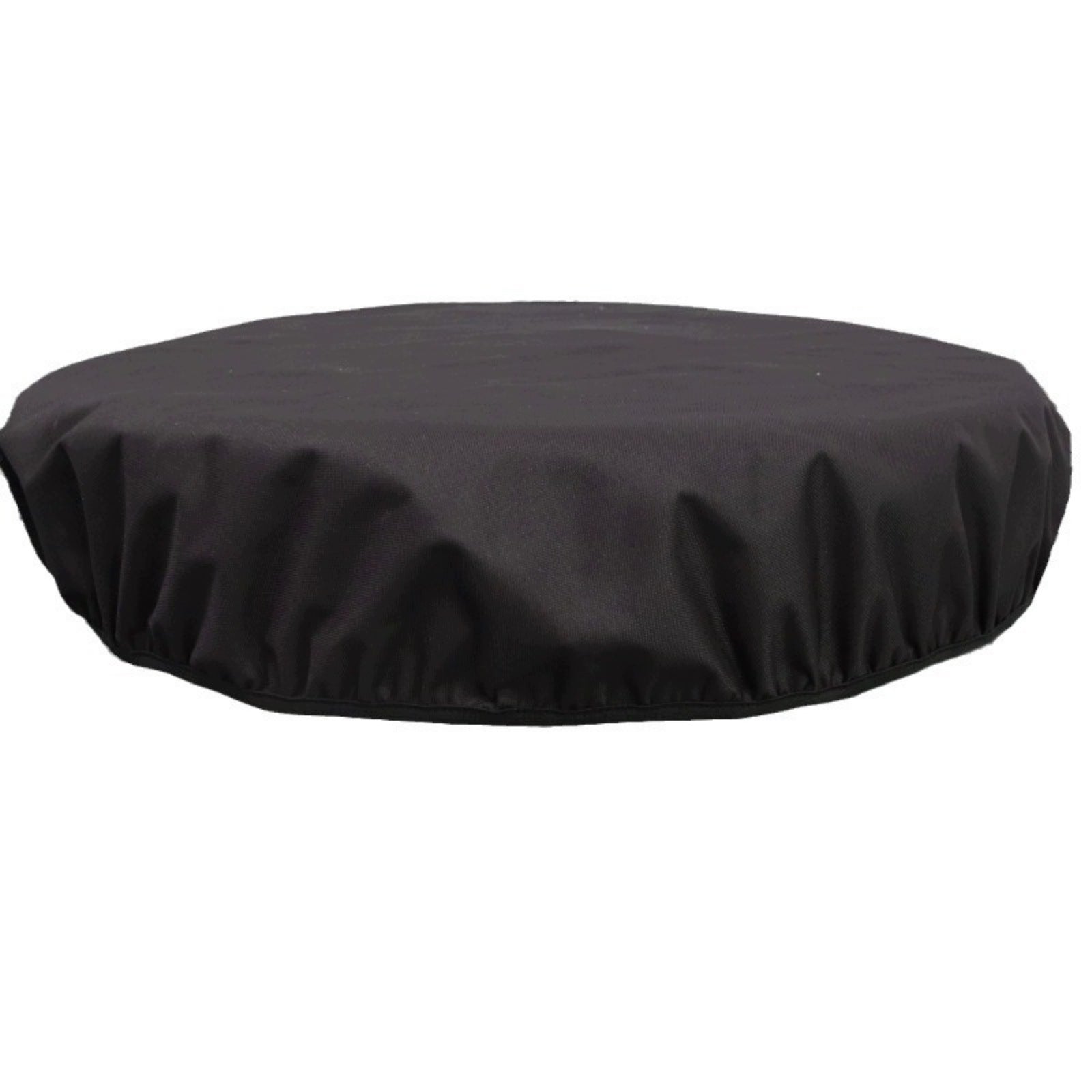 Round Fire Bowl Cover Waterproof Fire Bowl Cover with Drawstring Heavy Duty