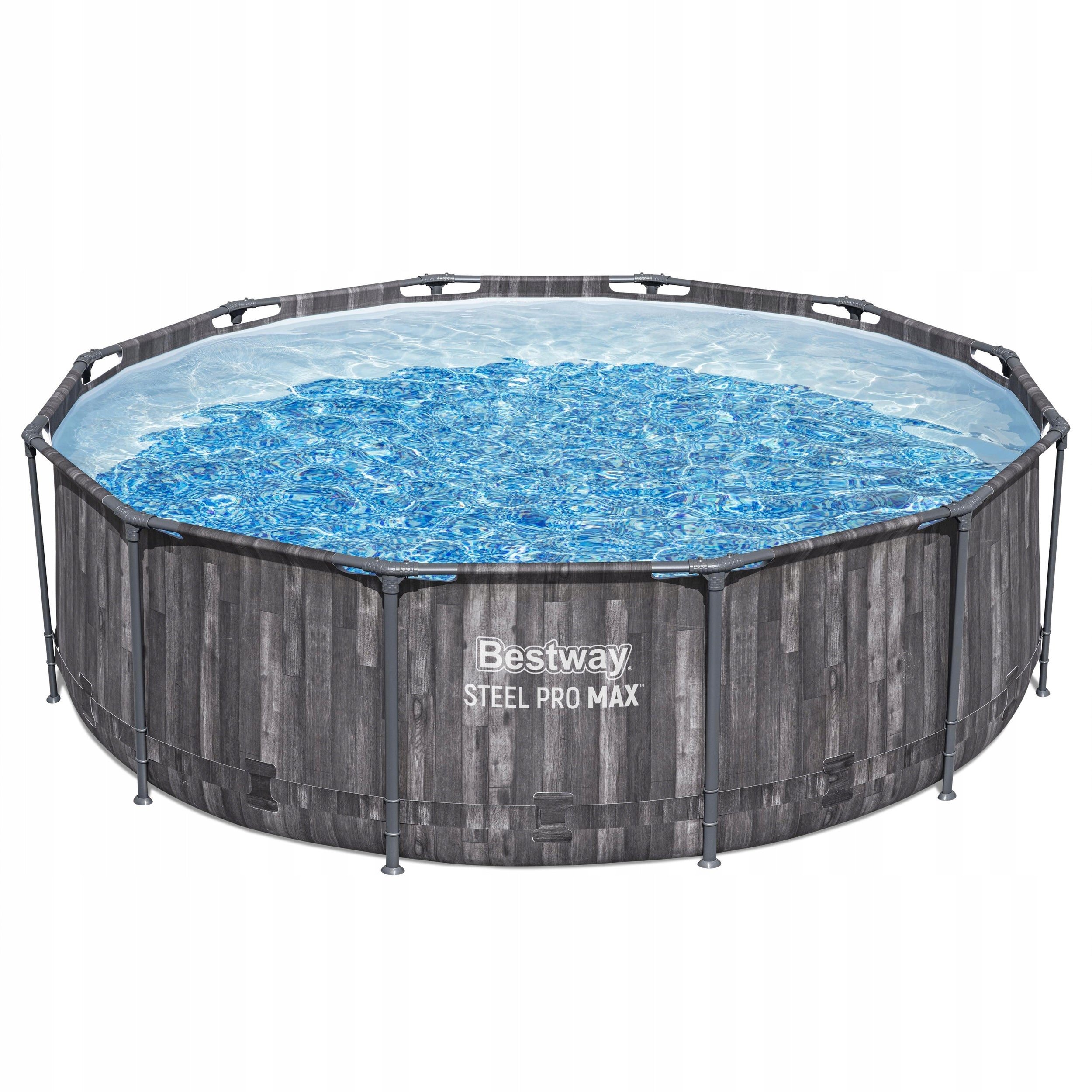 Round garden frame pool 366x100cm Bestway set max 18in1 Height 100 cm