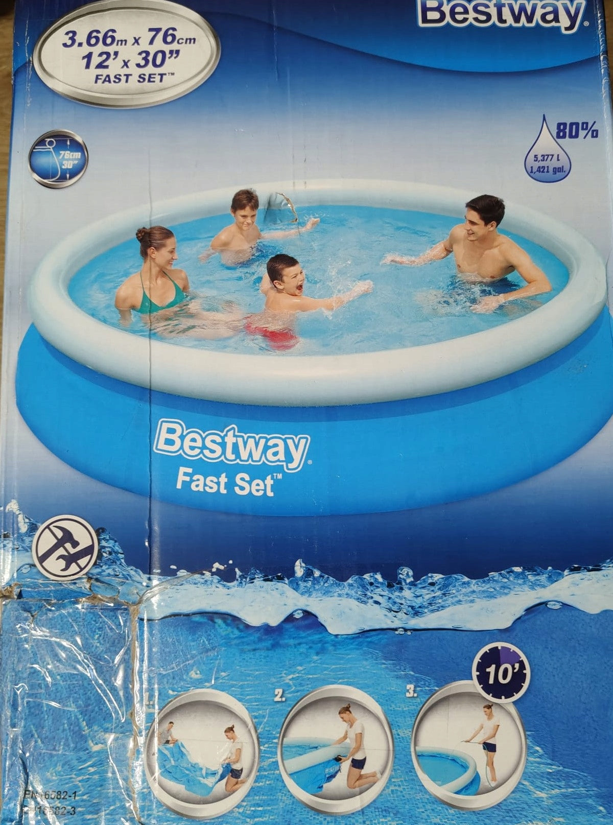 Round inflatable swimming pool Bestway 488 x 366 cm Series 1358683