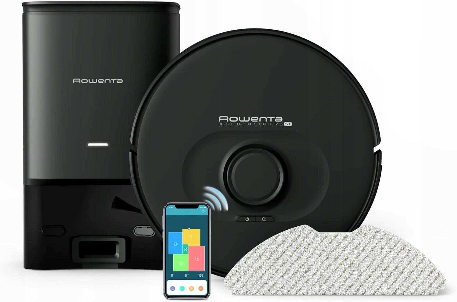 Rowenta RR8585WH robot vacuum cleaner Black Manufacturer code RR8585WH