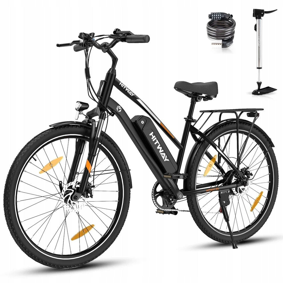 Rower Elektryczny HITWAY 28" City E-Bike 250W Motor 7-Speed Gears 50-100KM