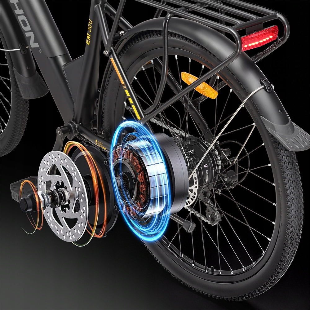 Rower Elektryczny SINOHON EM300 250W 36V 15.6Ah 25km/h Shimano 7 Speed Maximum rated power electric bike (under 250W)