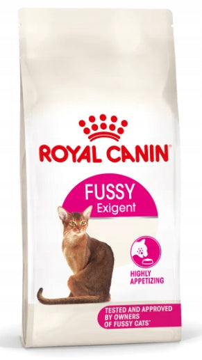 Royal Canin Fussy Exigent dry cat food for adult, picky cats 400g Packaging status original