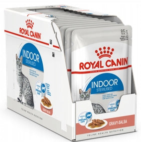 Royal Canin Indoor Sterilized in Gravy 12 x 85g Pouches