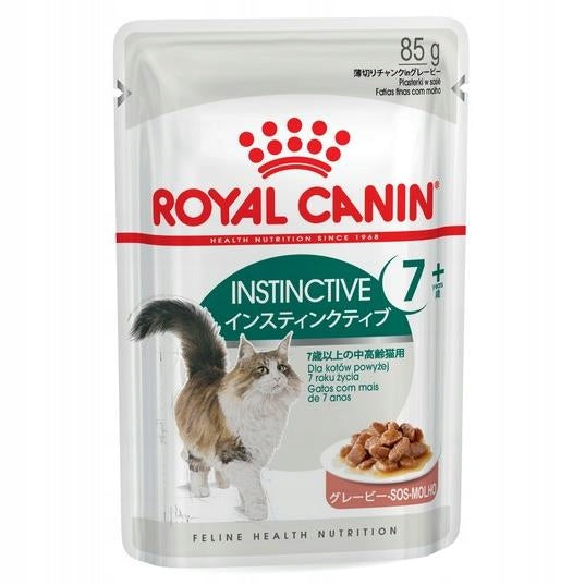Royal Canin Instinctive +7 in sauce 85g - wet food for older cats, w