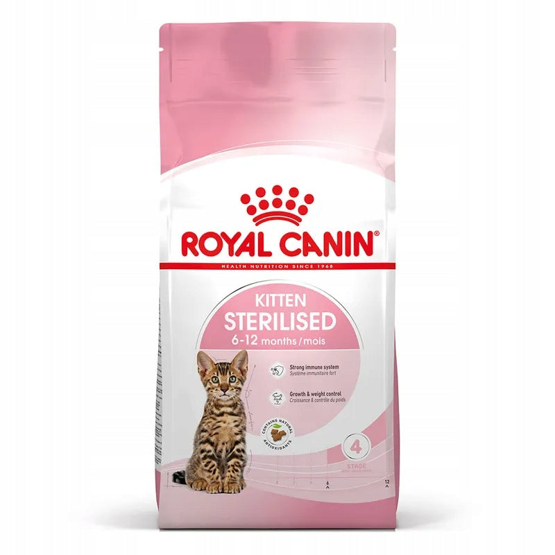 Royal Canin Kitten Sterilised 2kg Dry Food for Castrated Kittens