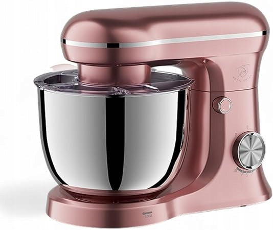 Royal Swiss Kitchen Mixer Mixer 5 L 1500W - Stainless Steel Bowl 5 pink