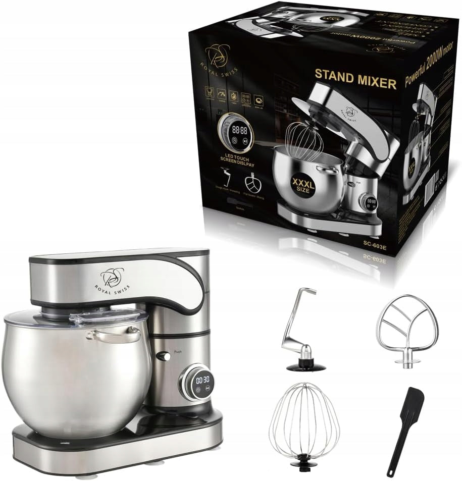 Royal Swiss SC-603E Kitchen Machine 12L 2000W Stand Mixer 12 Speeds XXXL Packaging status original