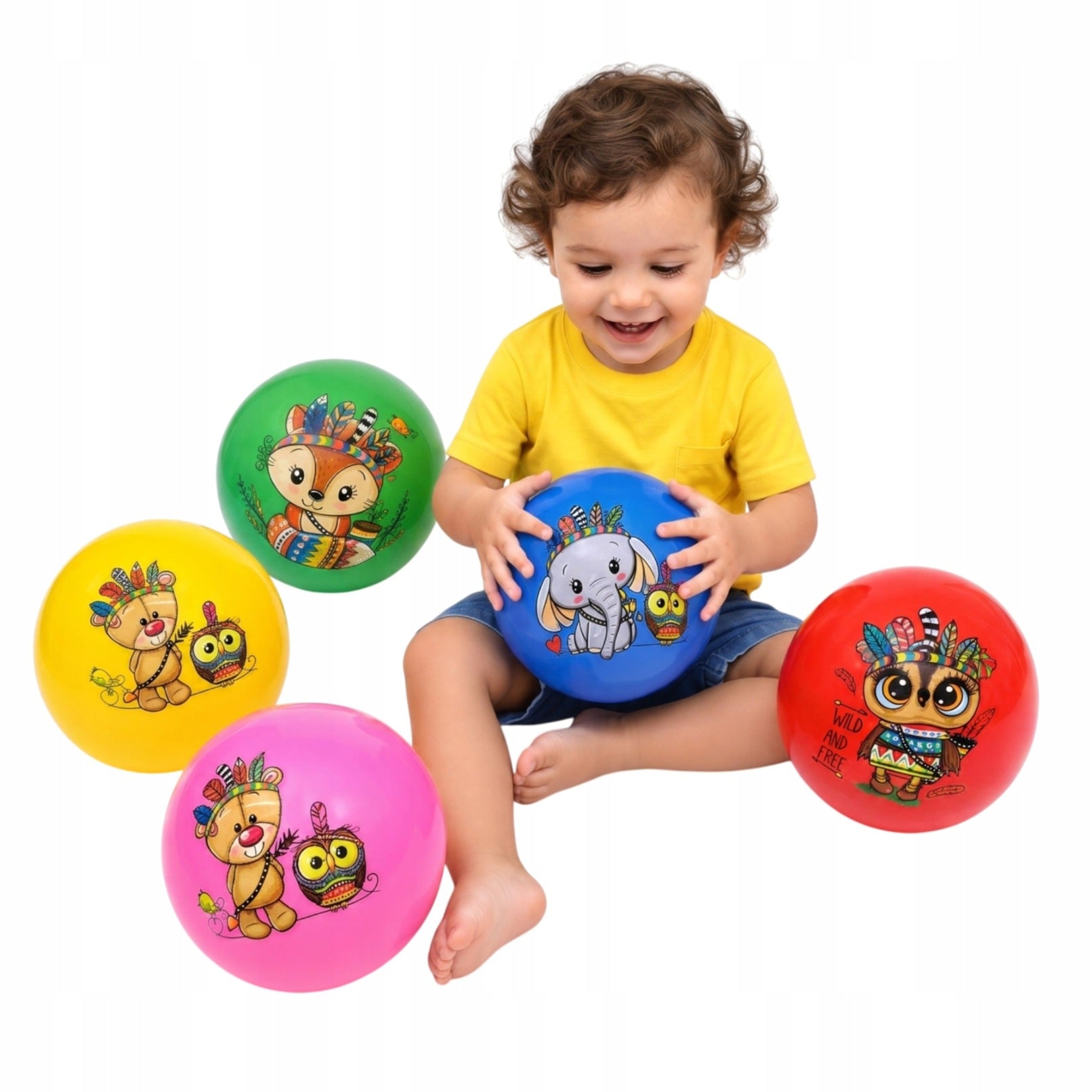 Rubber Ball Beach Garden For Swimming Pool Animals Playing Colors PVC 23cm Manufacturer code 6063032260