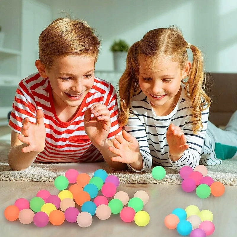 Rubber Balls 40mm Strong Sea Rubber Ball - 25 Pcs in Jar Brand no brand