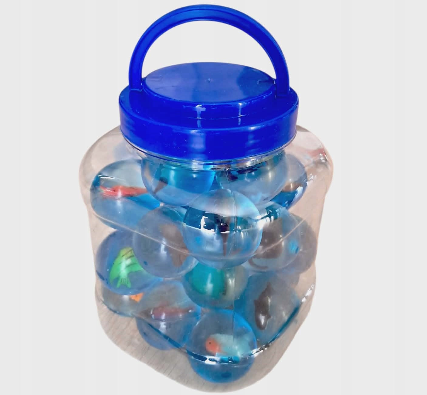 Rubber Balls 40mm Strong Sea Rubber Ball - 25 Pcs in Jar