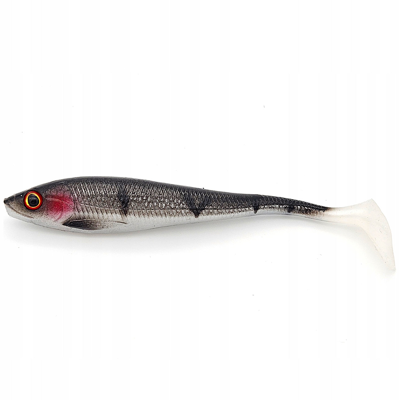 Rubber ETUSO Panther 9cm + Jig Heads 3/0 for Pike Perch Set of 12pcs Model Pudełko Wędkarskie Przynęt Spinningowych Spining