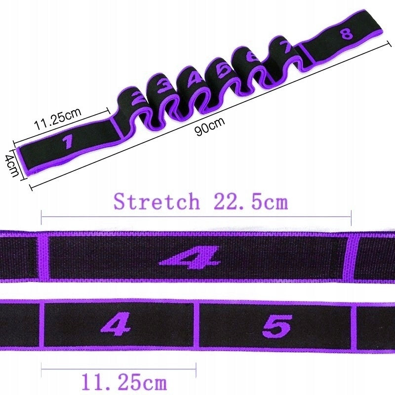 Rubber, Gymnastics Stretching Tape - Exercise Rubber - Purple Brand no brand