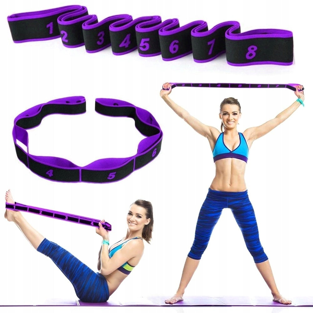 Rubber, Gymnastics Stretching Tape - Exercise Rubber - Purple