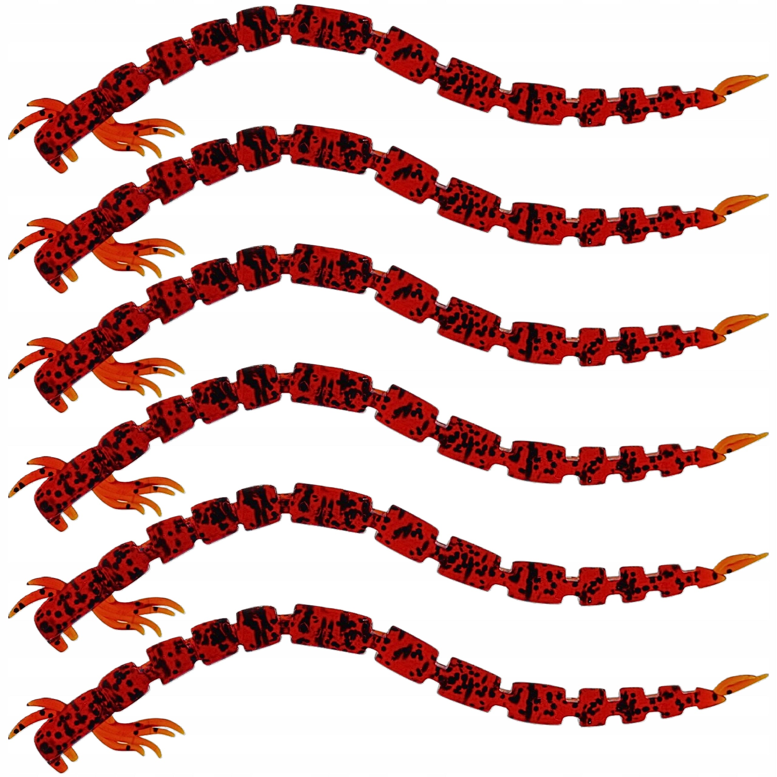 Rubber WESTIN BloodTeez Worm 7,5cm Bloodworm Bait for Whitefish Set of 6pcs