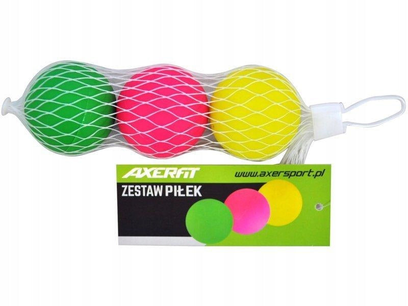 Rubber balls for rackets fun exercises rehabilitation ball set AXER Packaging status original