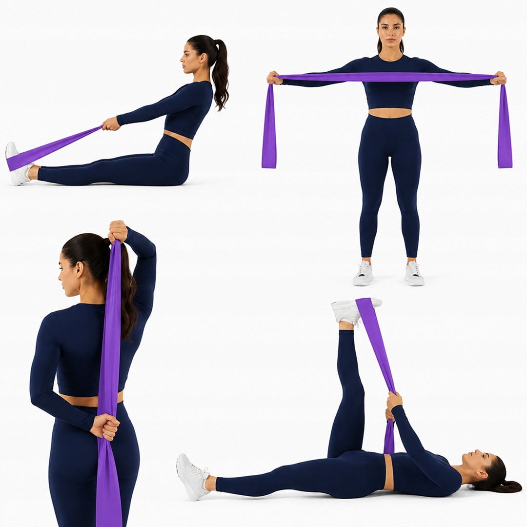 Rubber for fitness and stretching resistance band Majestic Sport 200 cm Kind training band