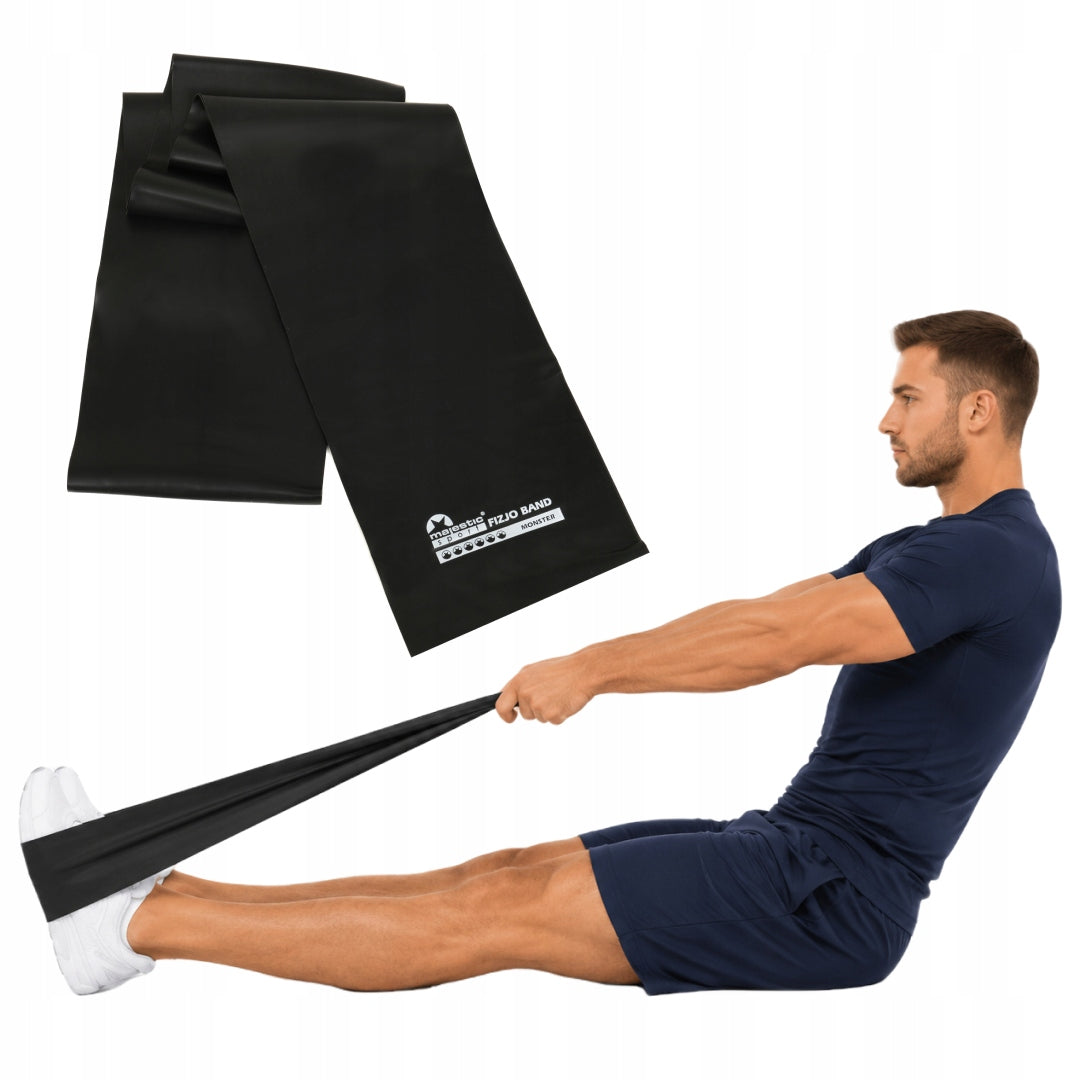 Rubber for fitness and stretching resistance band Majestic Sport 200 cm