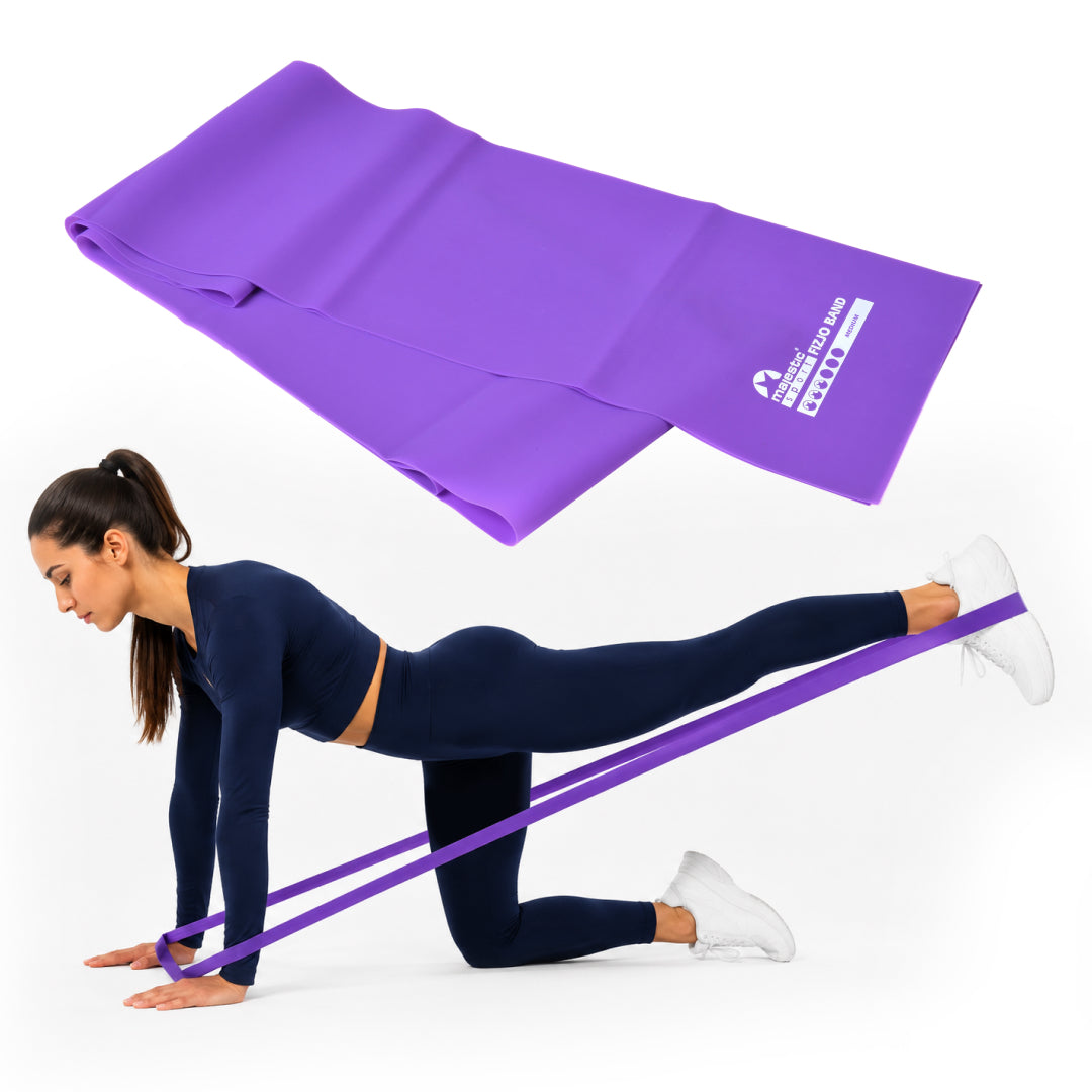 Rubber for fitness and stretching resistance band Majestic Sport 200 cm