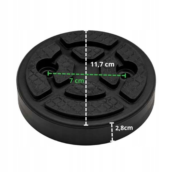 Rubber pad for lift 11,7cm Manufacturer code P-GUMA-0007