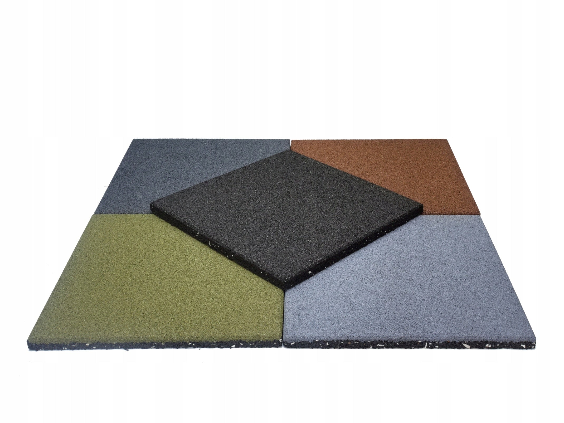Rubber plate SBR 2,5 cm thick green Packaging status original