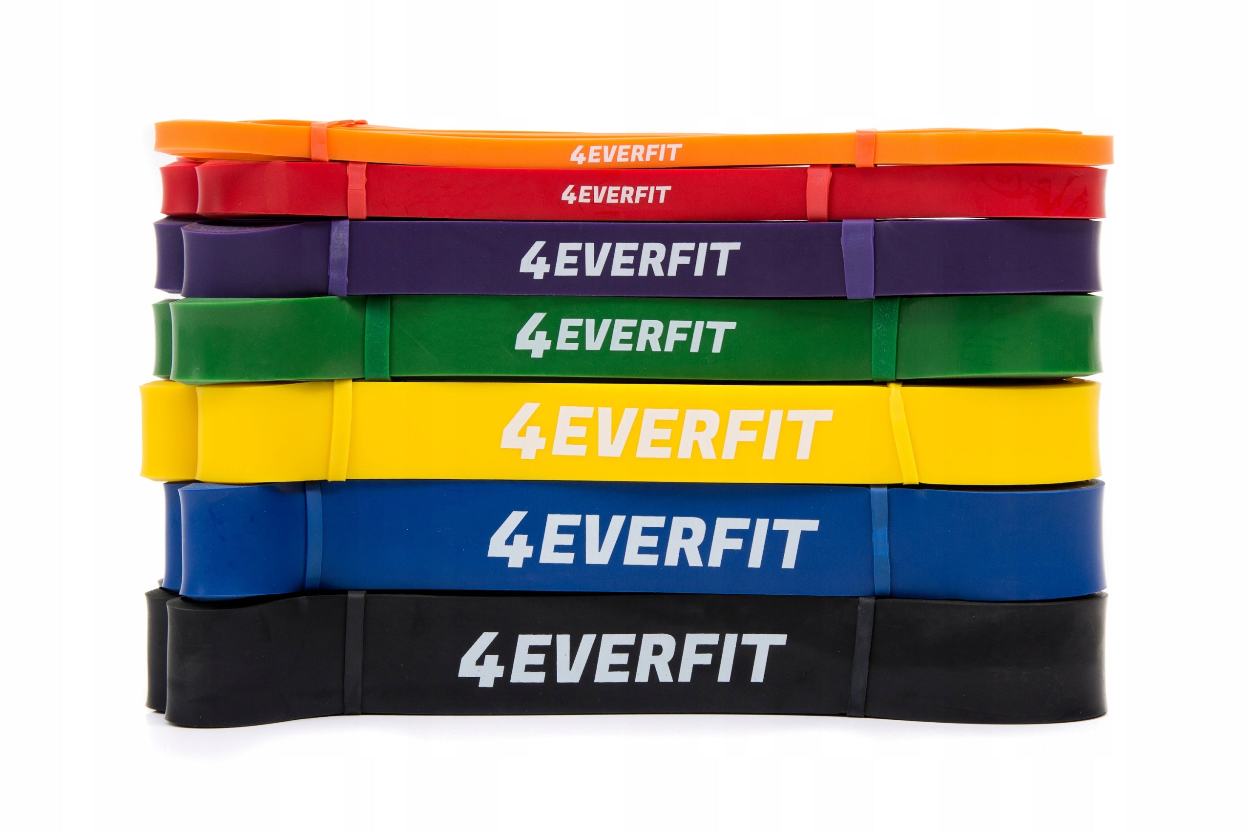 Rubber resistance training tape for exercises POWER BAND 13mm rehabilitation Brand 4EVERFIT