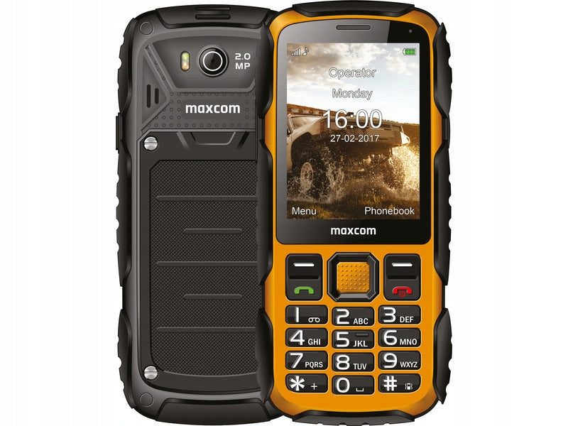 Rugged Phone Maxcom MM920L Strong Yellow IP67 1400mAh Flashlight