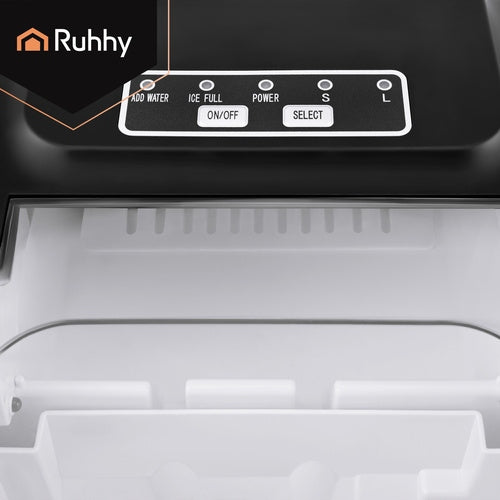 Ruhhy Ice Maker 1.2L Efficient Ice Cube Making Machine 12kg Power 120 W