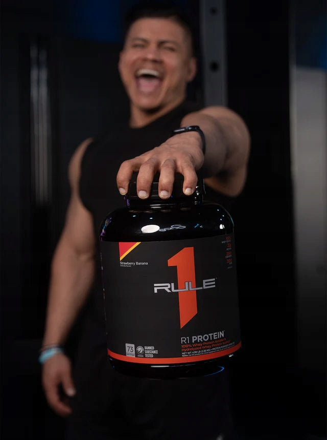 Rule 1 PROTEIN Whey Isolate WPI + Hydrolyzate WPH Vanilla 900 / 30p. Packaging status original