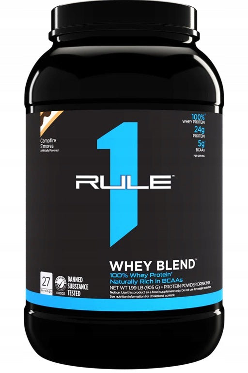 Rule One Protein Conditioner R1 Whey Blend Campfire S'mores Powder 905g