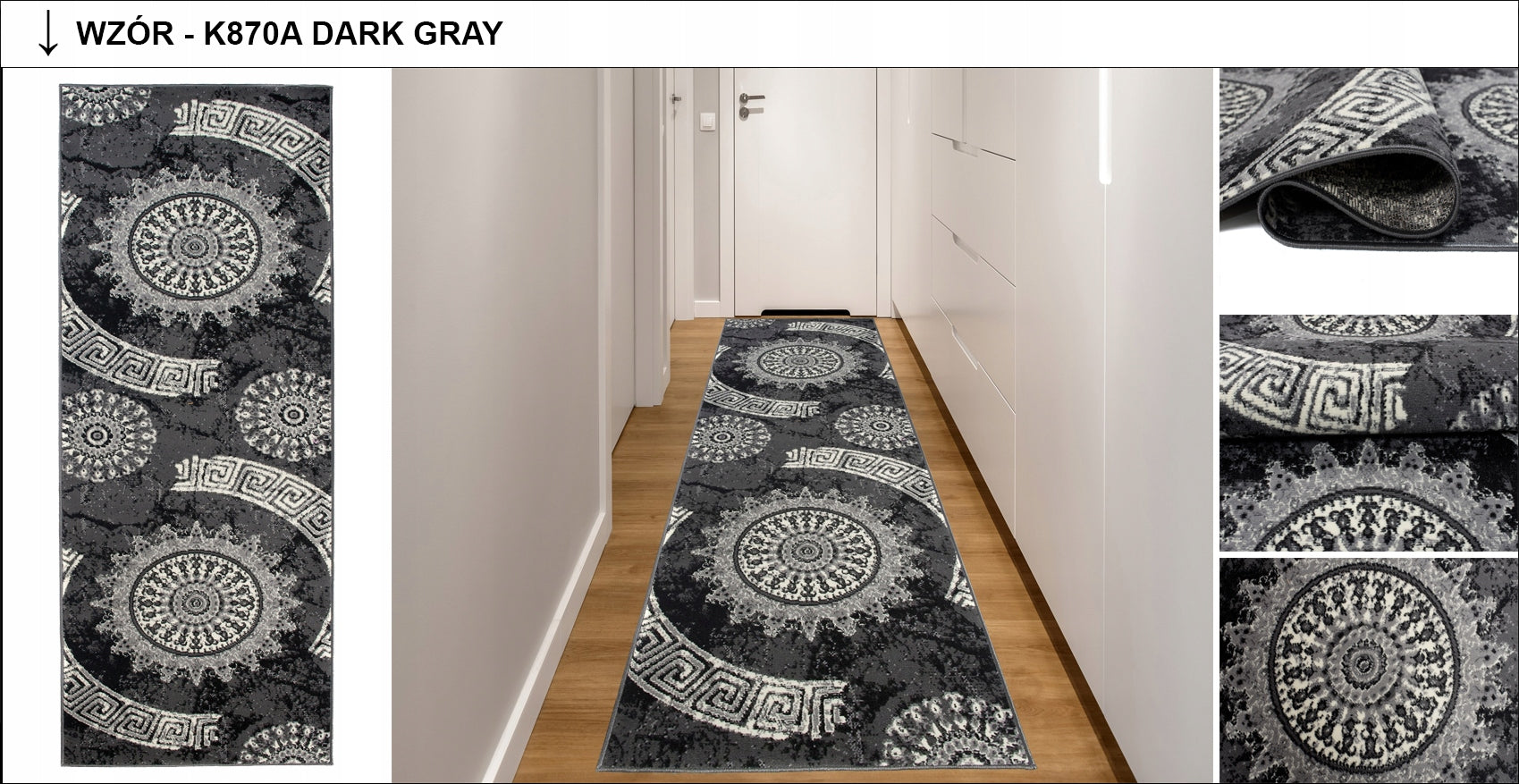 Runner DREAM BCF 100x300 Various Patterns Ready Carpet Pattern modern