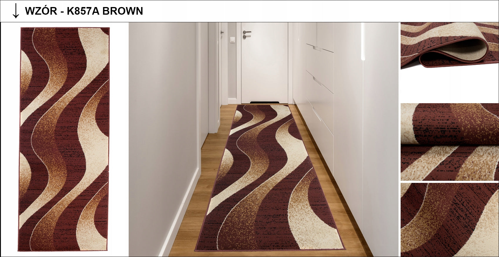 Runner DREAM BCF 100x300 Various Patterns Ready Carpet Shape rectangular
