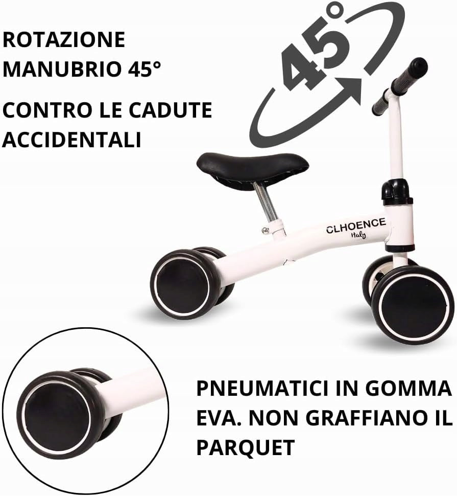 Running Bike Without Pedals Children 1-2 Years Italian CLHOENCE Ride-On Bike Manufacturer code bxs