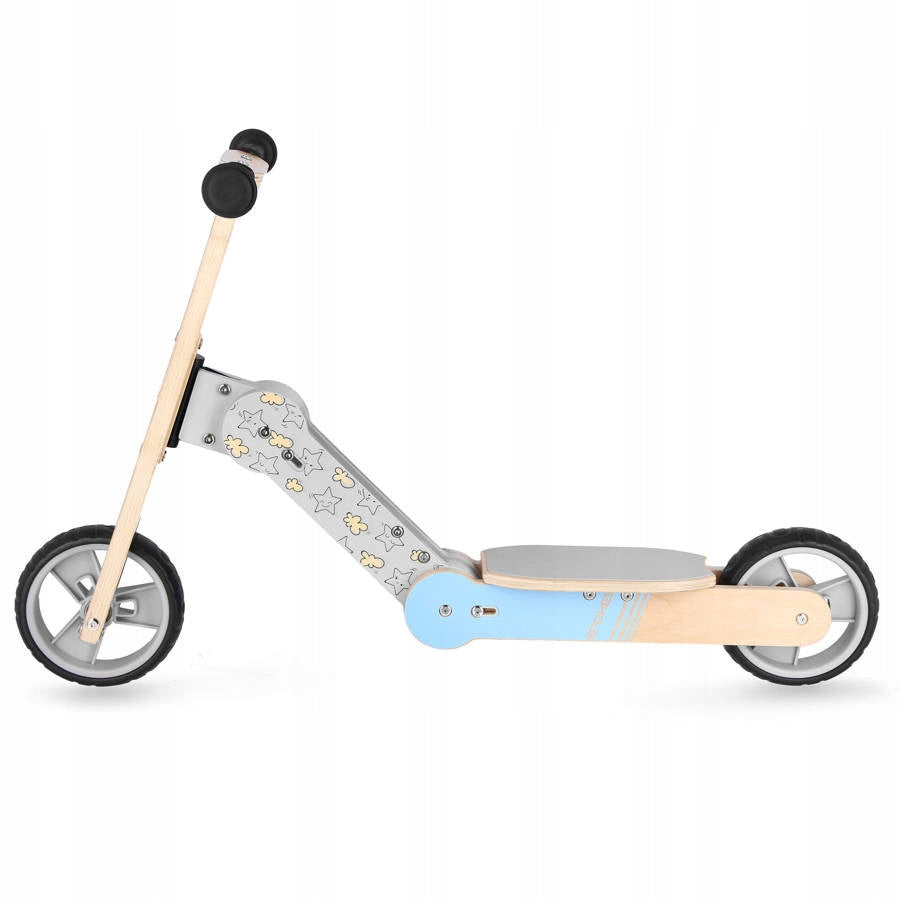 Running Bike Wooden Children's Scooter 2in1 For Boy SPOKEY Brake none