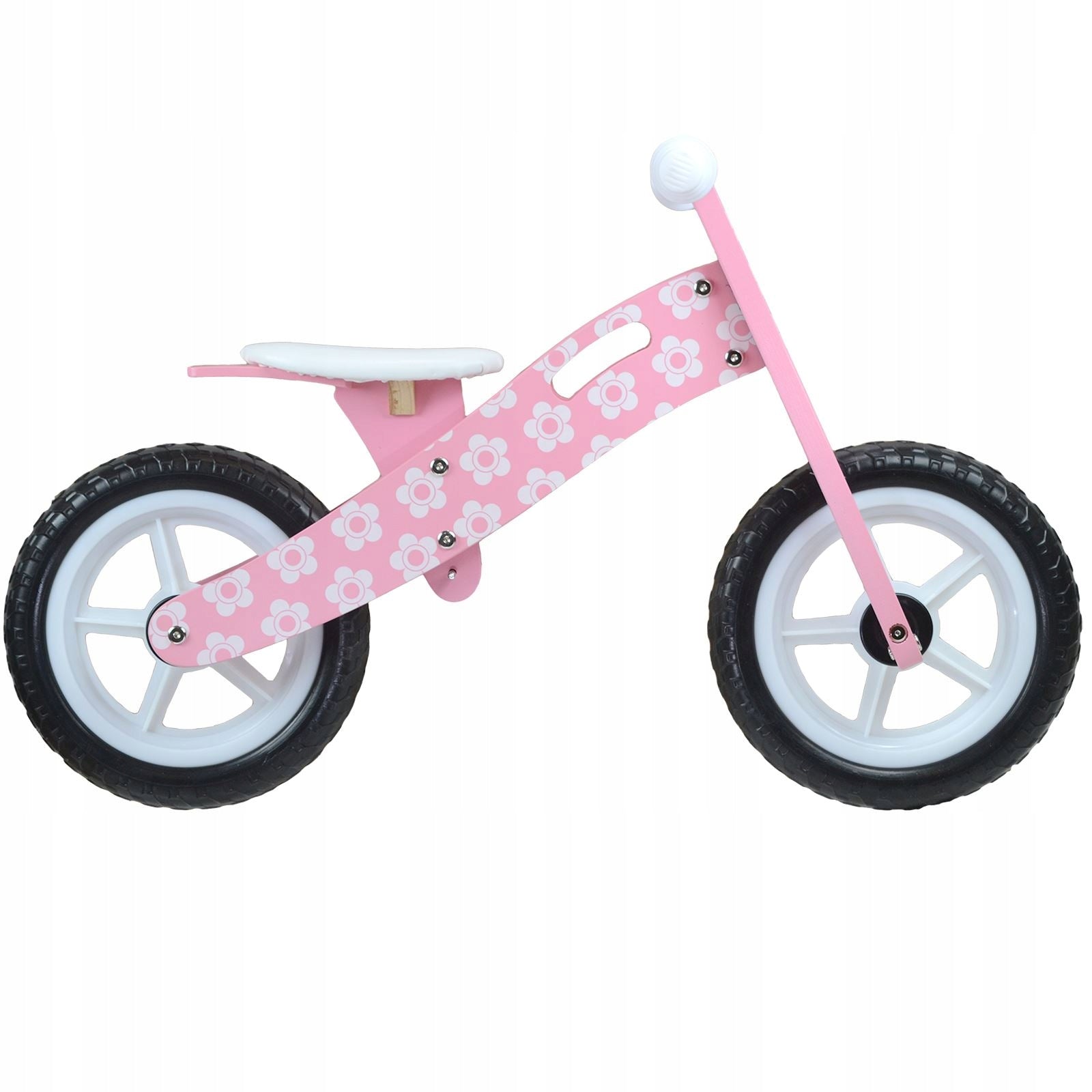 Running Bike Wooden Red Blue Pink 12" for children 3 years + Model W16C254
