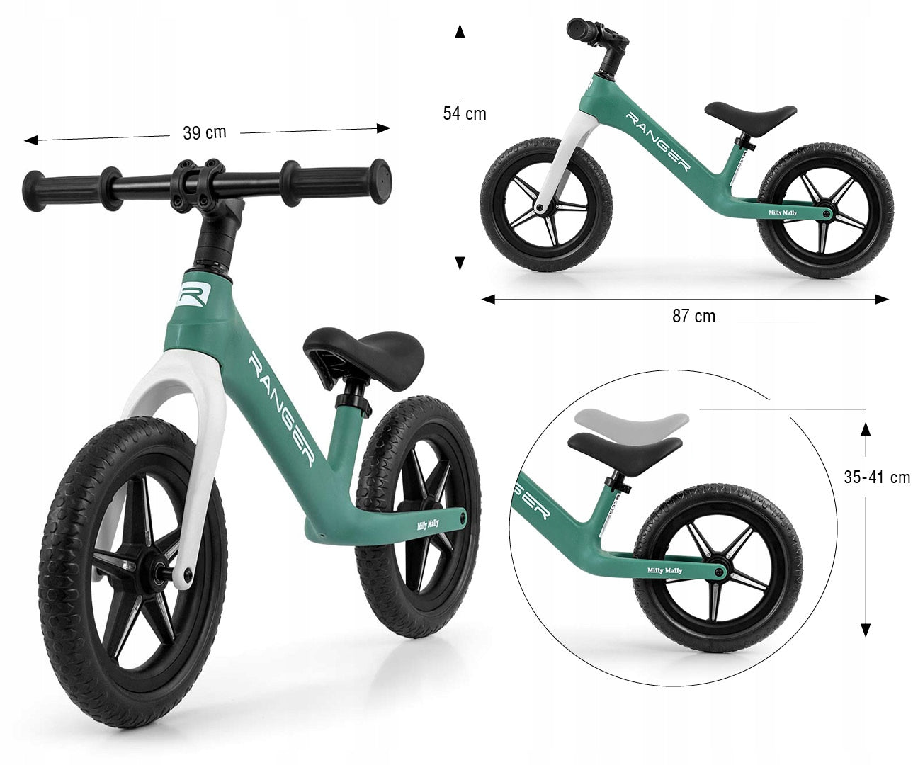 Running Bike for 3 Year Old - Gift for 2 Year Old - Wheel 12 Inches Shines 2+ Packaging status original