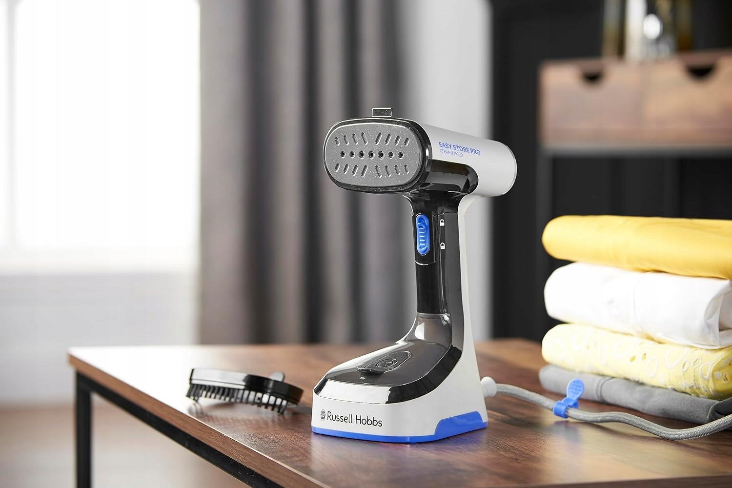 Russell Hobbs Folding Steamer Travel Disinfection 1500W 45s Heating Model 26740-56
