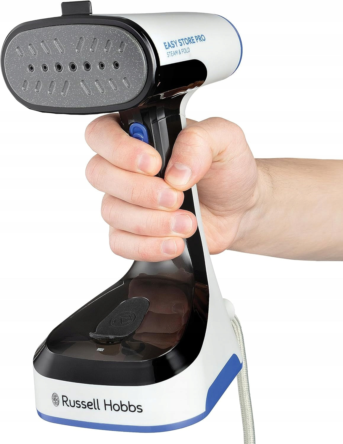 Russell Hobbs Folding Steamer Travel Disinfection 1500W 45s Heating Steam generation 20 g/min