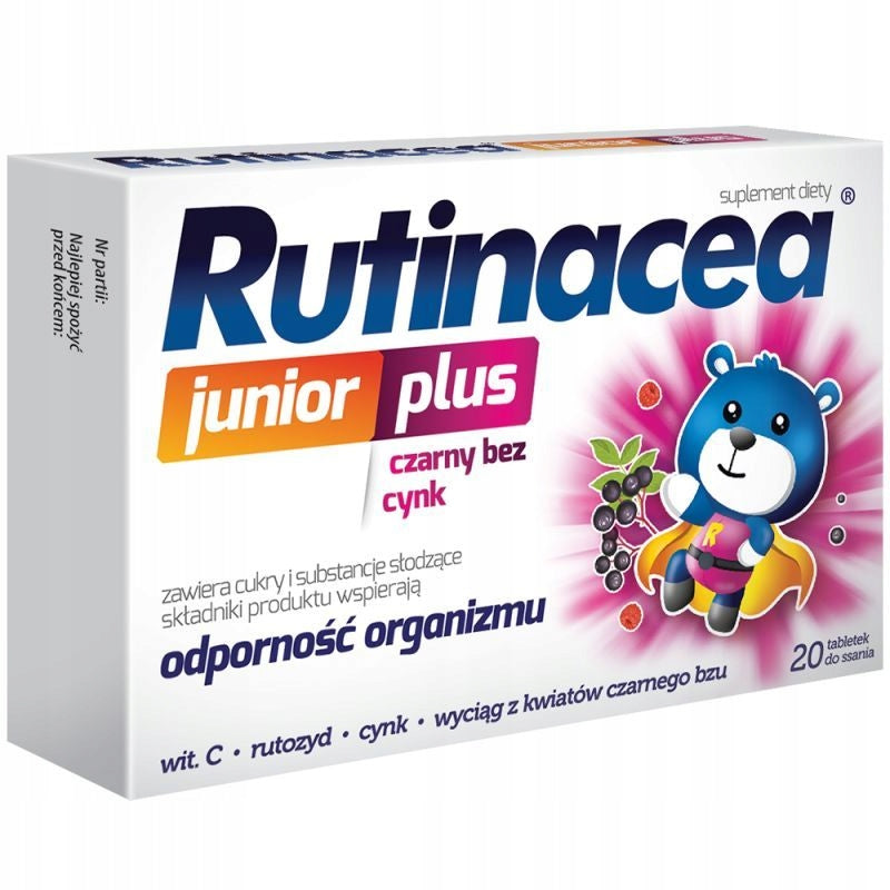 Rutinacea Junior Plus 20 tablets
